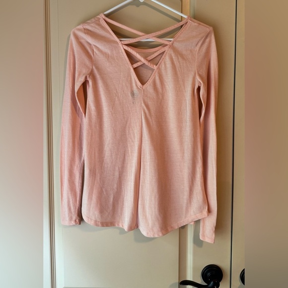 Authentic American Heritage Light Pink Long Sleeve Blouse Size XS - Picture 2 of 7